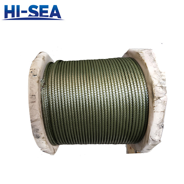 6×61FWS Bright Large Diameter Steel Wire Rope for Hoisting